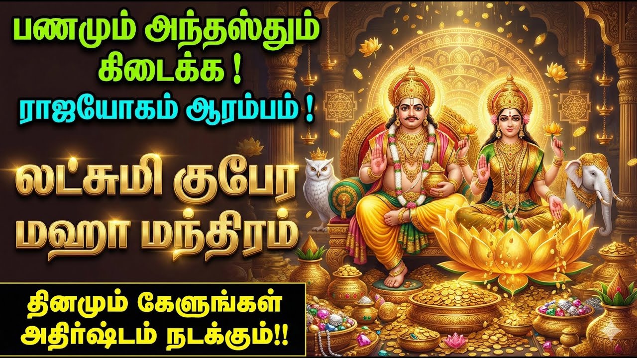 Powerful Lakshmi Kubera Mantra | Double Your Wealth 💰 |  இரட்டிப்பு செல்வம் & Unlimited Prosperity