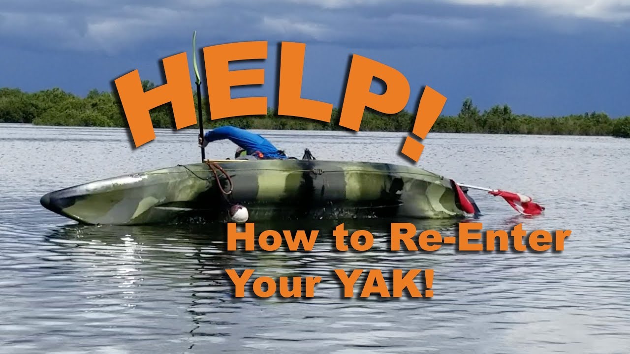 How to get back on your kayak (Larger Person Version)