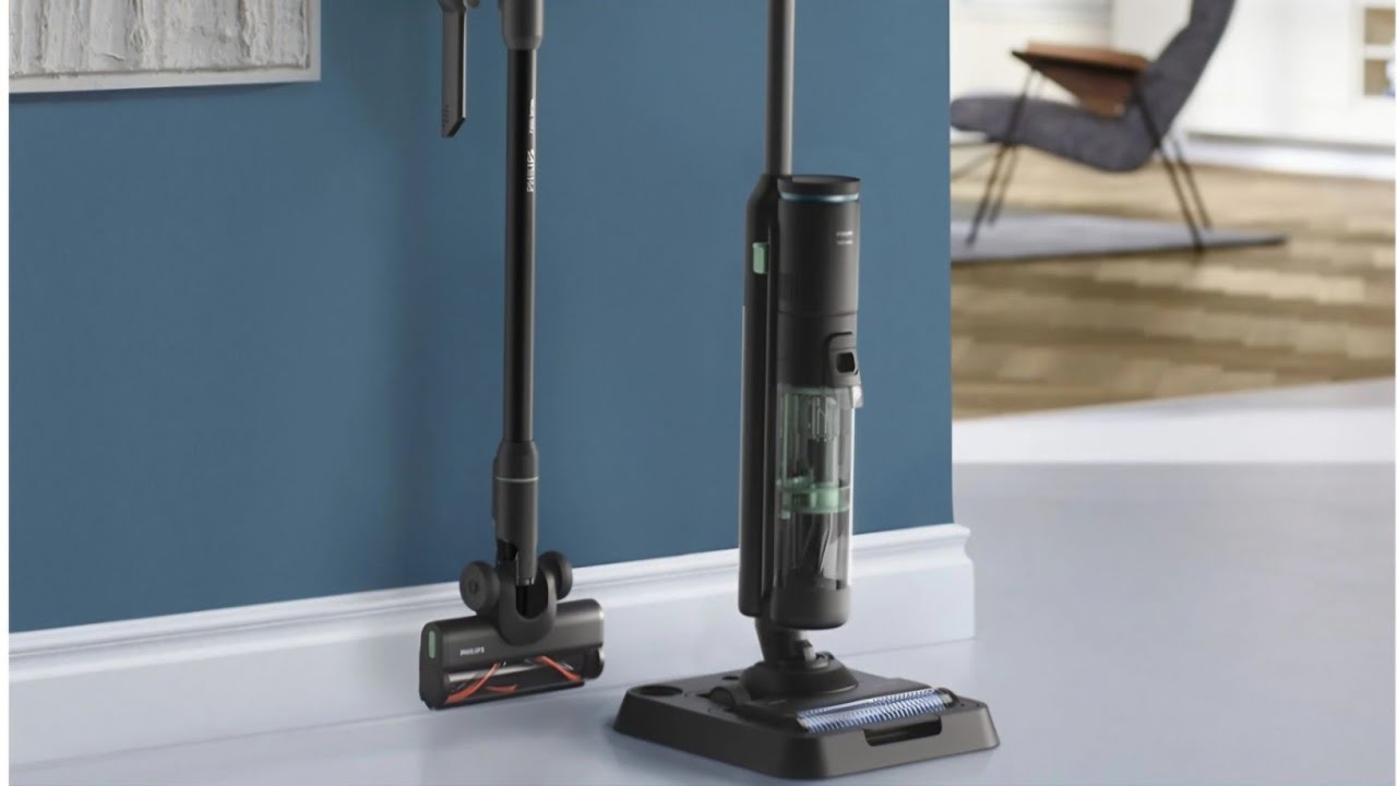 Philips Aqua Trio 7000 Seri 7263/11 Islak & Kuru Temizlik Kablosuz Dikey Süpürge #kutuaçılımı#reklam