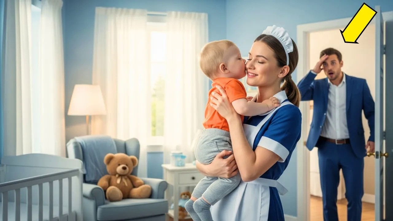 Syn miliardera zaatakował każdą nianię… ale do pokojówki się uśmiechnął