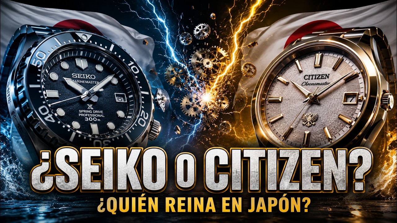 🔥 SEIKO vs CITIZEN: &iquest;Cu&aacute;l es la Mejor Marca Japonesa de Relojes en 2026?