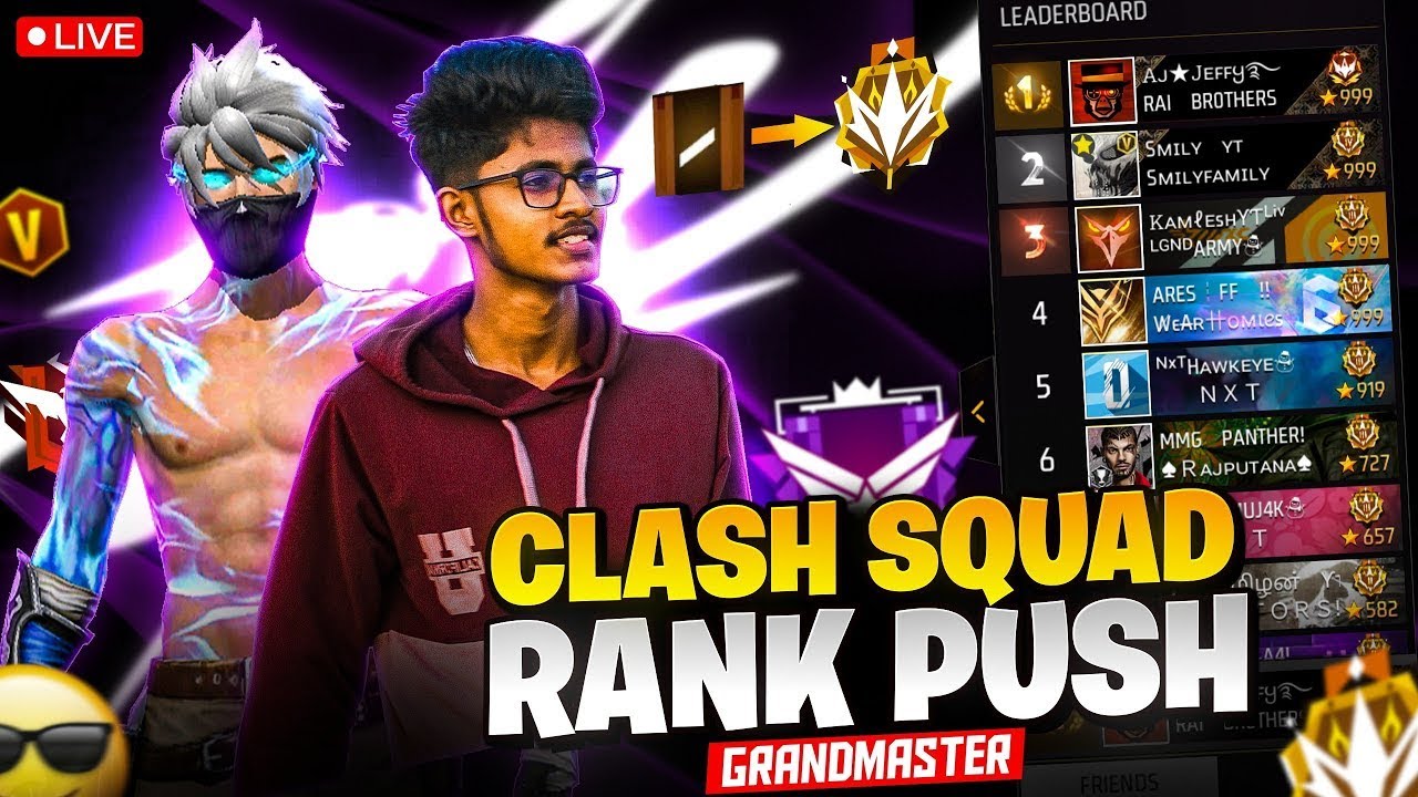 🔴Aj Jeffy Is Back On Live🔥!!CSR GrandMaster Rank Push😭🔥12 Hrs Non-Stop Live || Garena-FreeFire