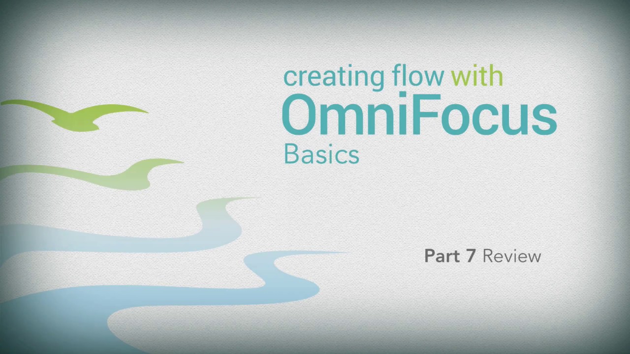 OmniFocus Basics [7/7] - Reviewing & Working