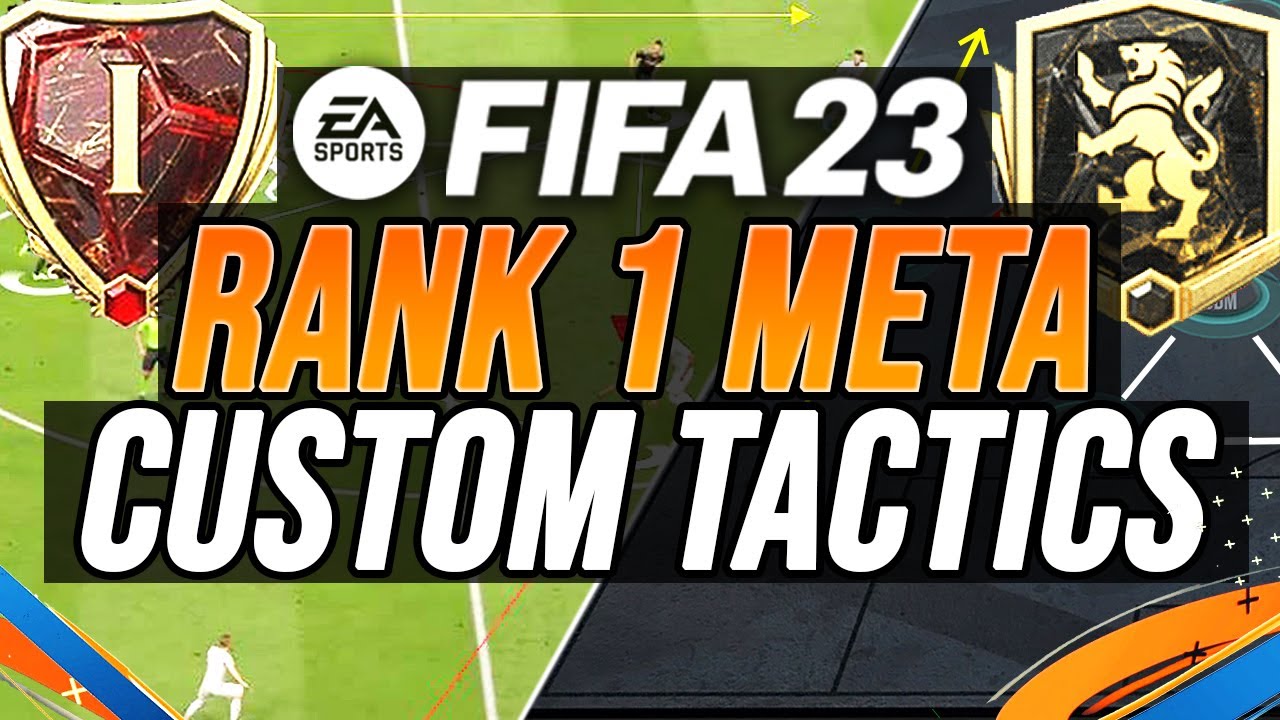 BEST META RANK 1 CUSTOM TACTICS & FORMATIONS (& Full Instructions POST PATCH) - FIFA 23