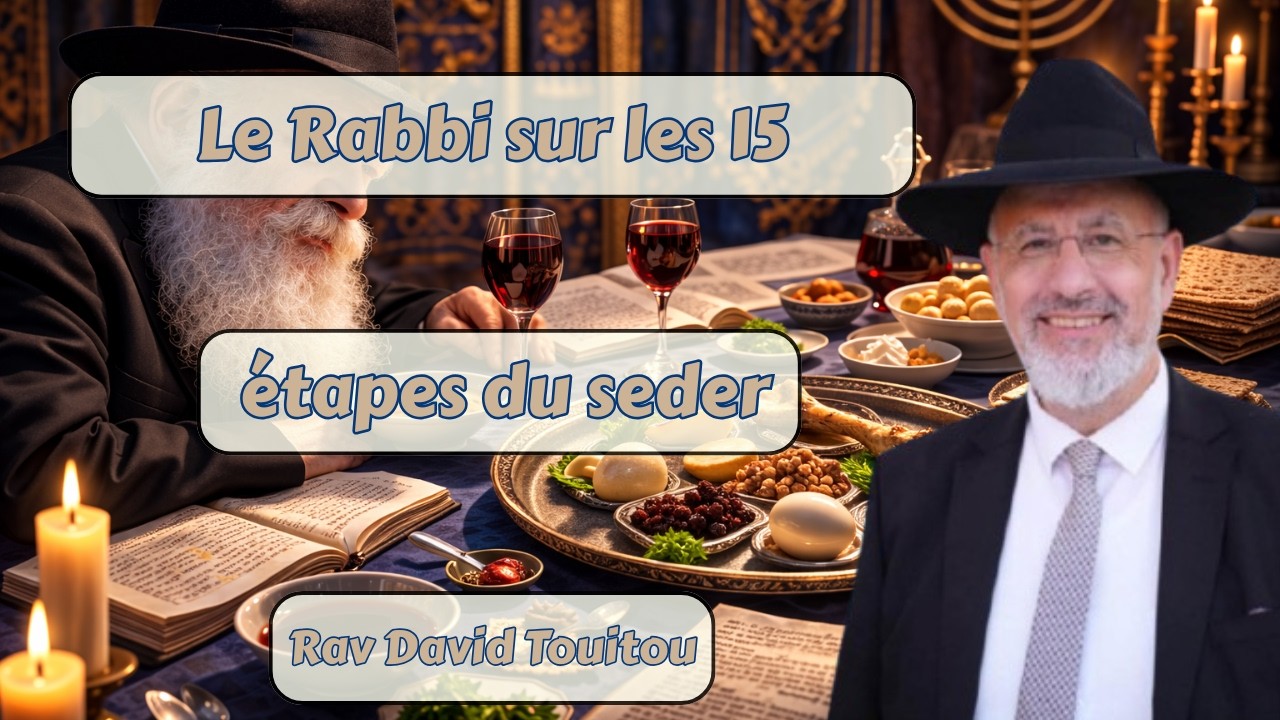 Le Rabbi sur les 15 etapes du seder