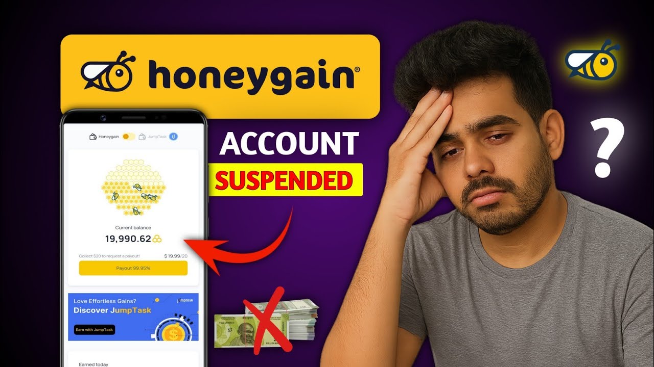 Why Honeygain Suspended My Account?