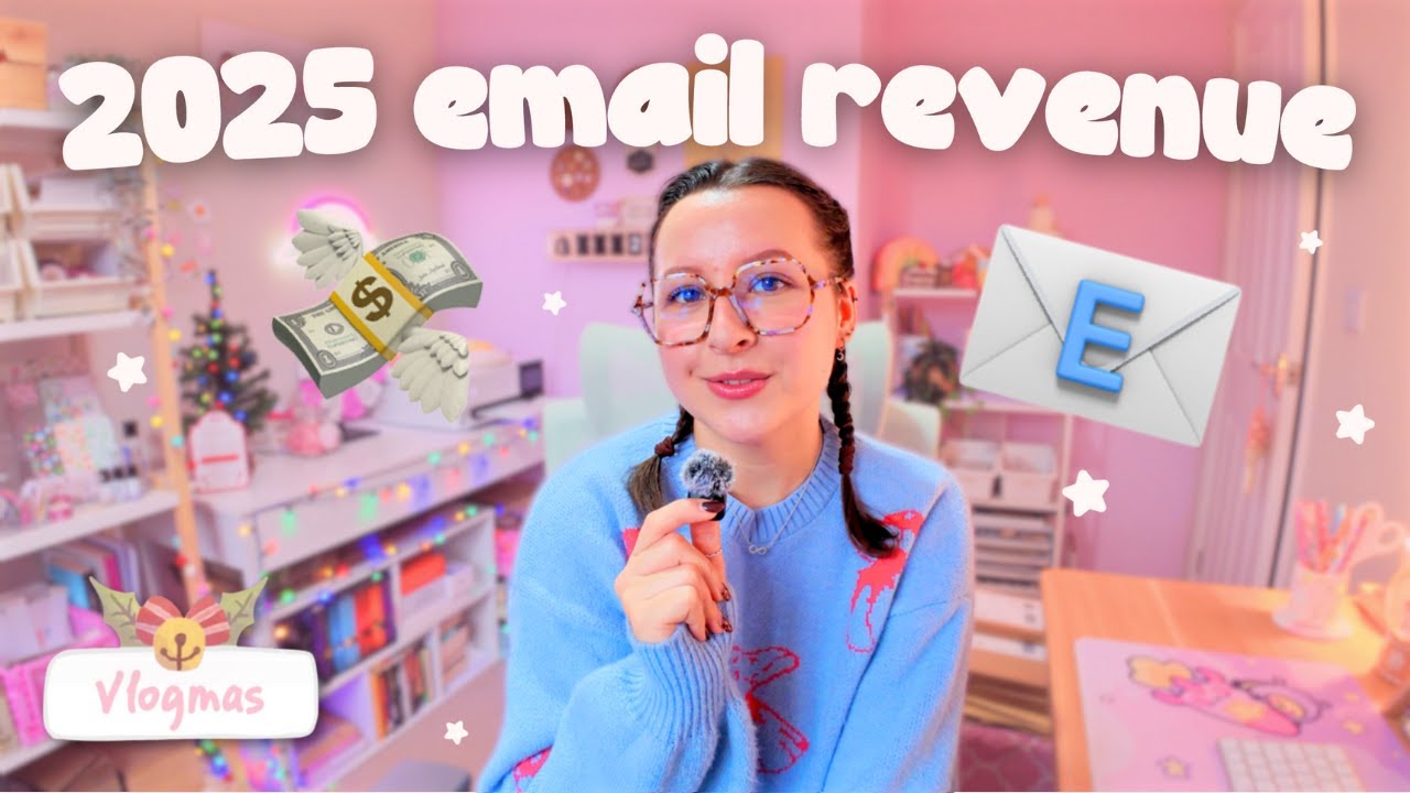 my 2025 email marketing results 📧💸 month-by-month sales breakdown + total revenue revealed!