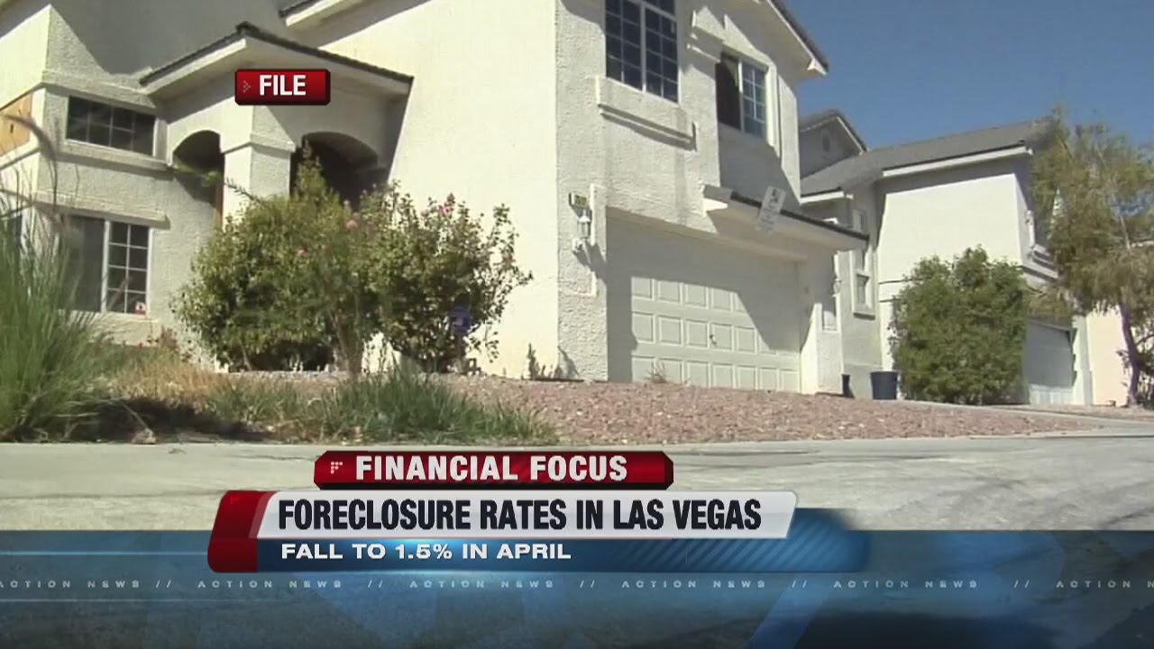 Foreclosure rates falling in Las Vegas