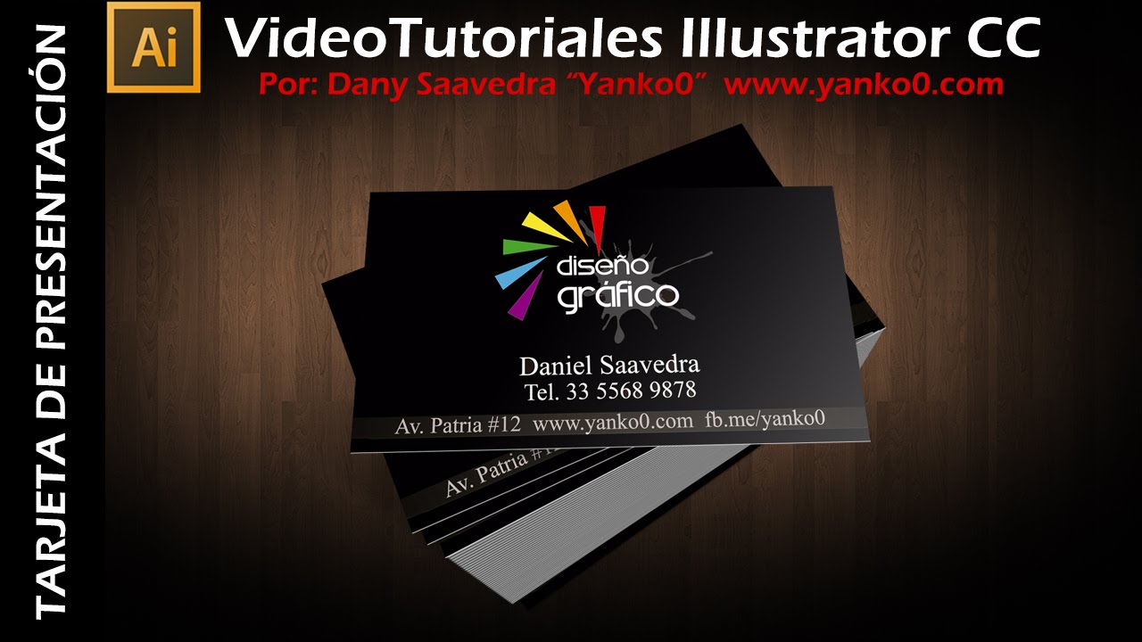 Tarjeta de presentación Videotutorial Illustrator by Yanko0