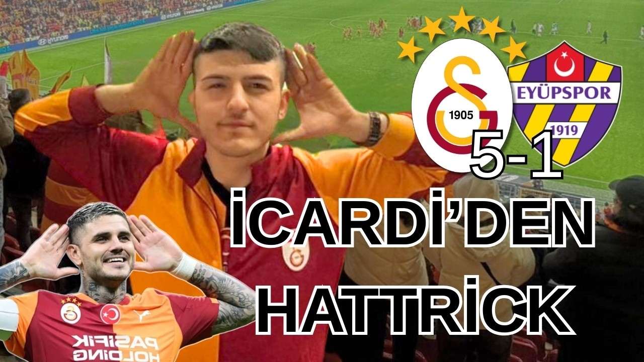 İCARDİ HAT-TRİK YAPTI RAMS'TA AŞKIN OLAYIM ŞOV / Galatasaray 5 -1 Eyüpspor  STAD VLOG