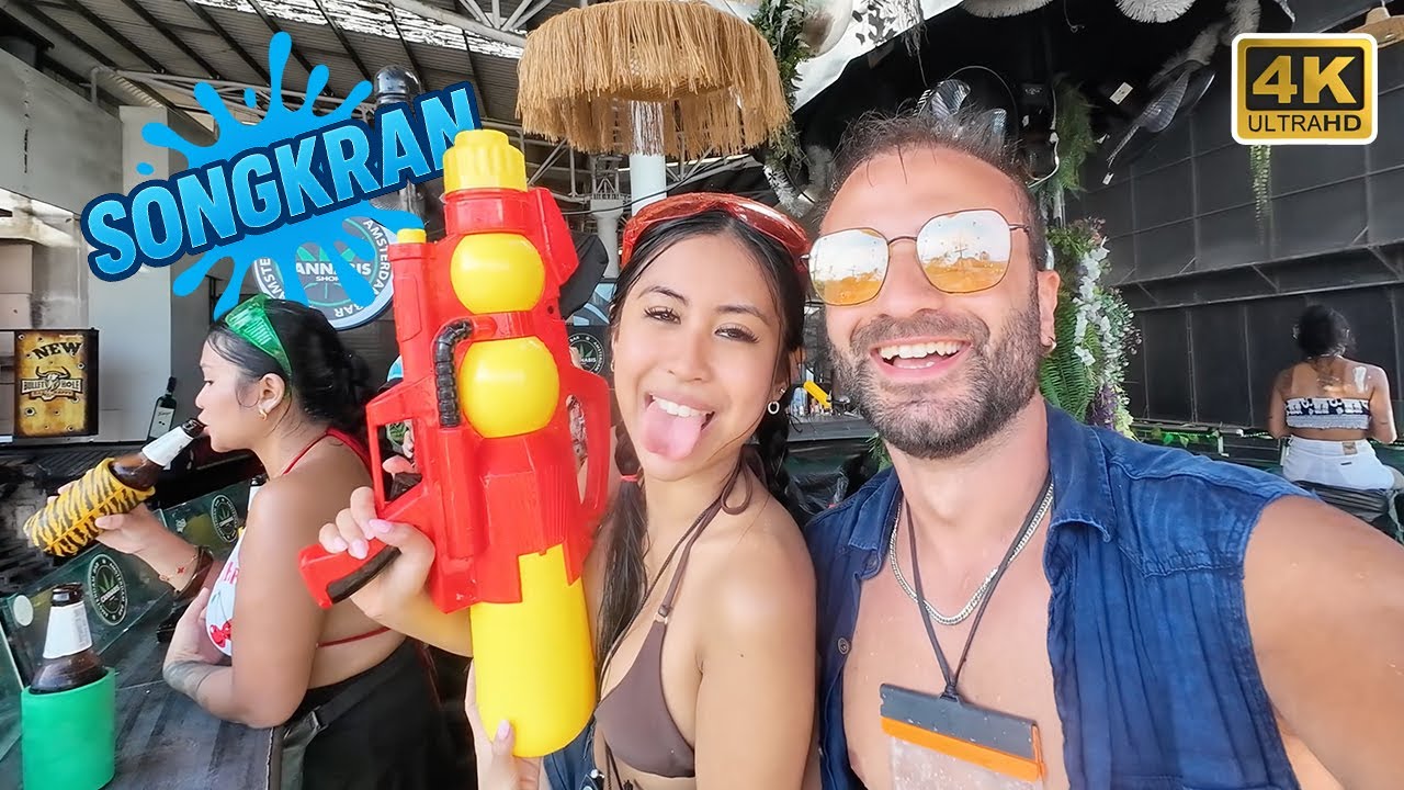 TAYLAND’IN EN ÇILGIN SU SAVAŞINA KATILDIM 💦🔫 SONGKRAN FESTİVALİ | PATONG BEACH, PHUKET [4K]