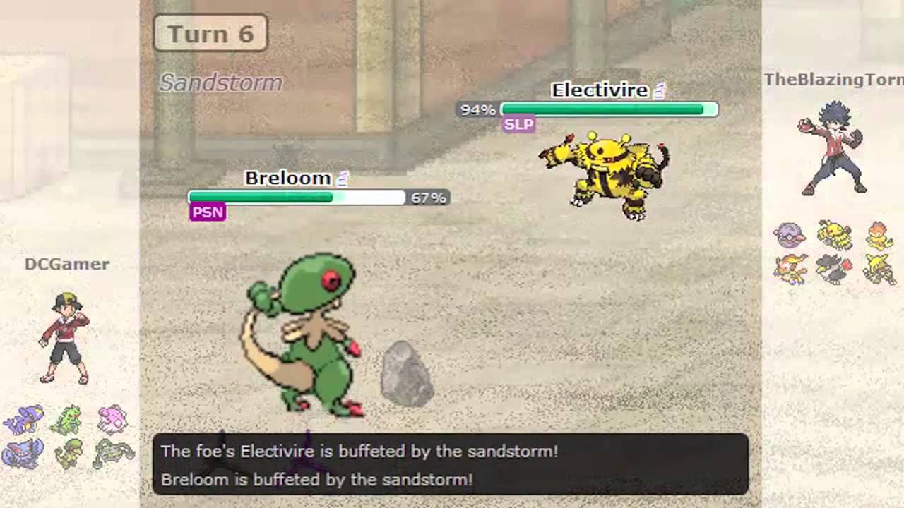 Pokemon Showdown Battle Breloom Sweep! [OU]