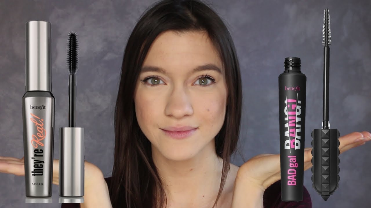 Badgal Bang Mascara VS  They re Real Mascara Confronto Mascara Benefit