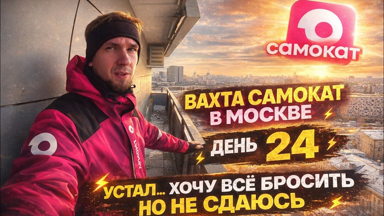 Вахта самокат в Москве: День 23 из 30! 