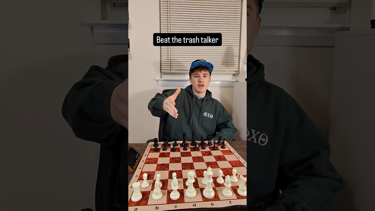 Roses are red, violets are blue, you thought you were good, I&rsquo;m better than you 🥱#chess #checkmate