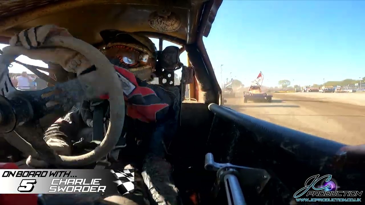 BriSCA F1 on board #5 cab cam Northampton 8/6/24