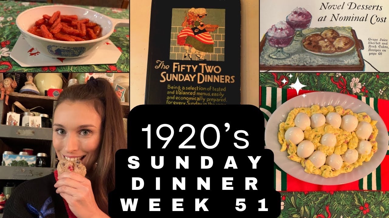 Recreating Vintage Recipes From The 1920s | Baked Chicken | 52 Sunday Dinners Project | Week 51