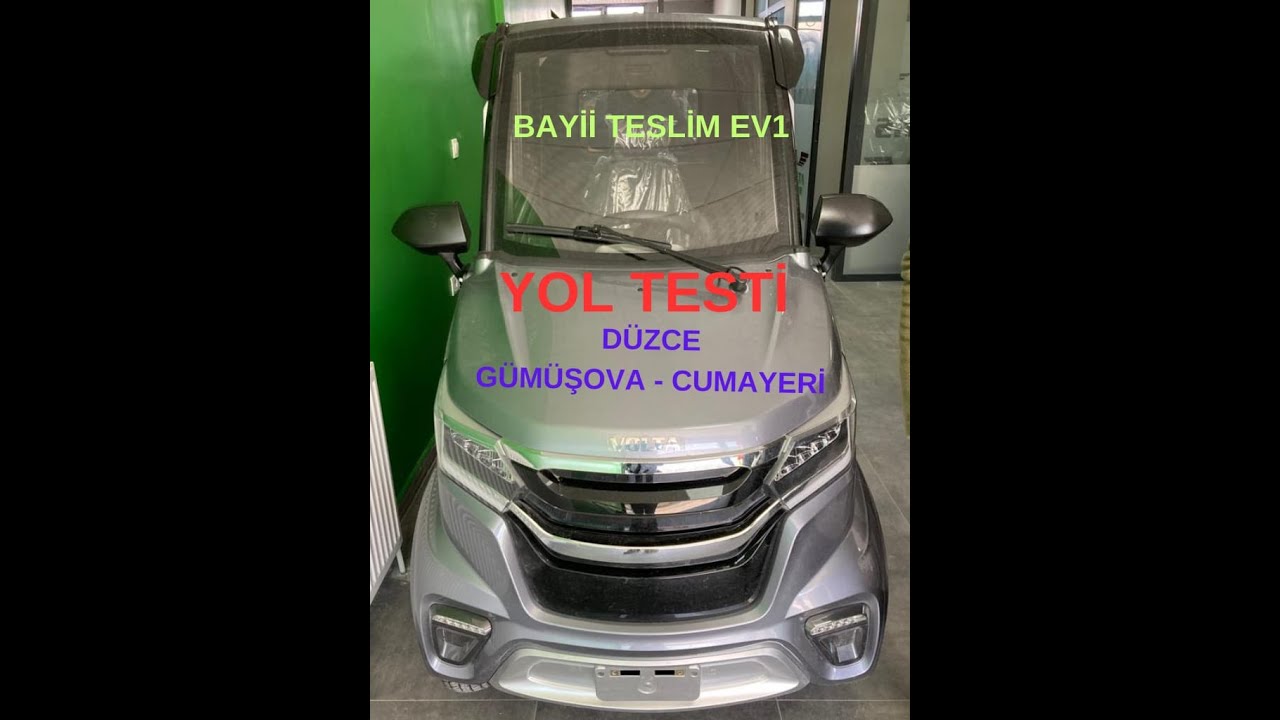 A101 DE SATILAN VOLTA EV1 ELEKTRİKLİ ARAÇ BAYİ TESLİM YOLLARDA / SÜRÜŞ TESTİ
