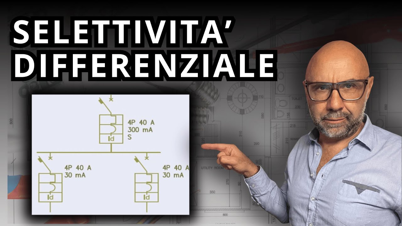 17-Impianti elettrici, selettività interruttori differenziali orizzontale o verticale. coordinamento