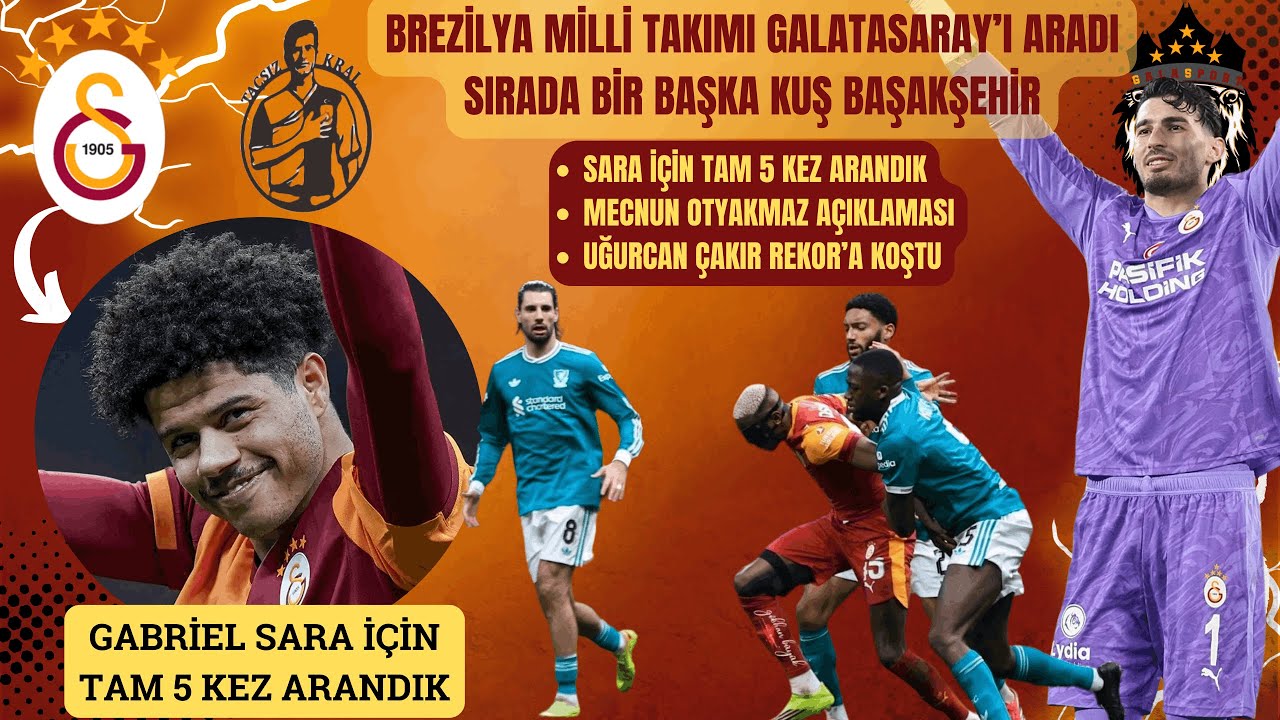 Galatasaray'a Sara İçin Gelen Arama | Uğurcan Çakır Rekora Koştu | Erling Haaland Osimhen'i Beğendi