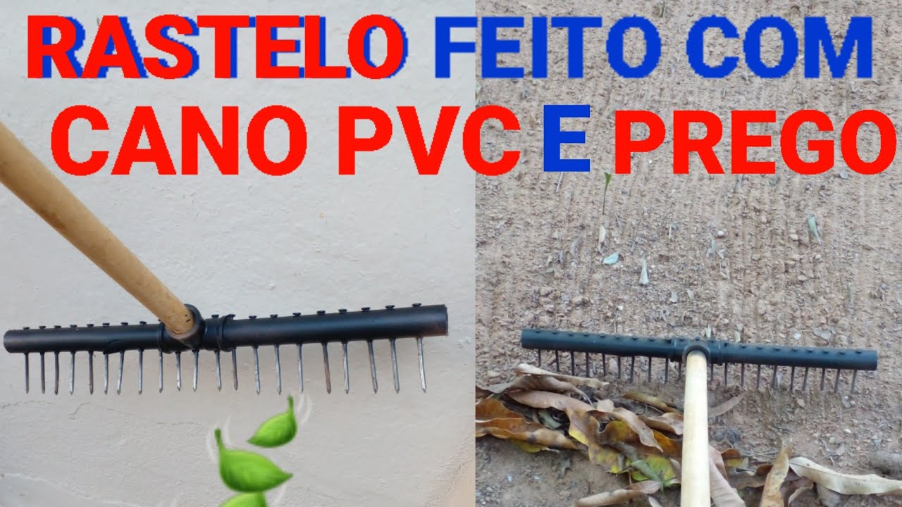 🍃Como fazer RASTELO com CANO PVC e PREGO (passo a passo)