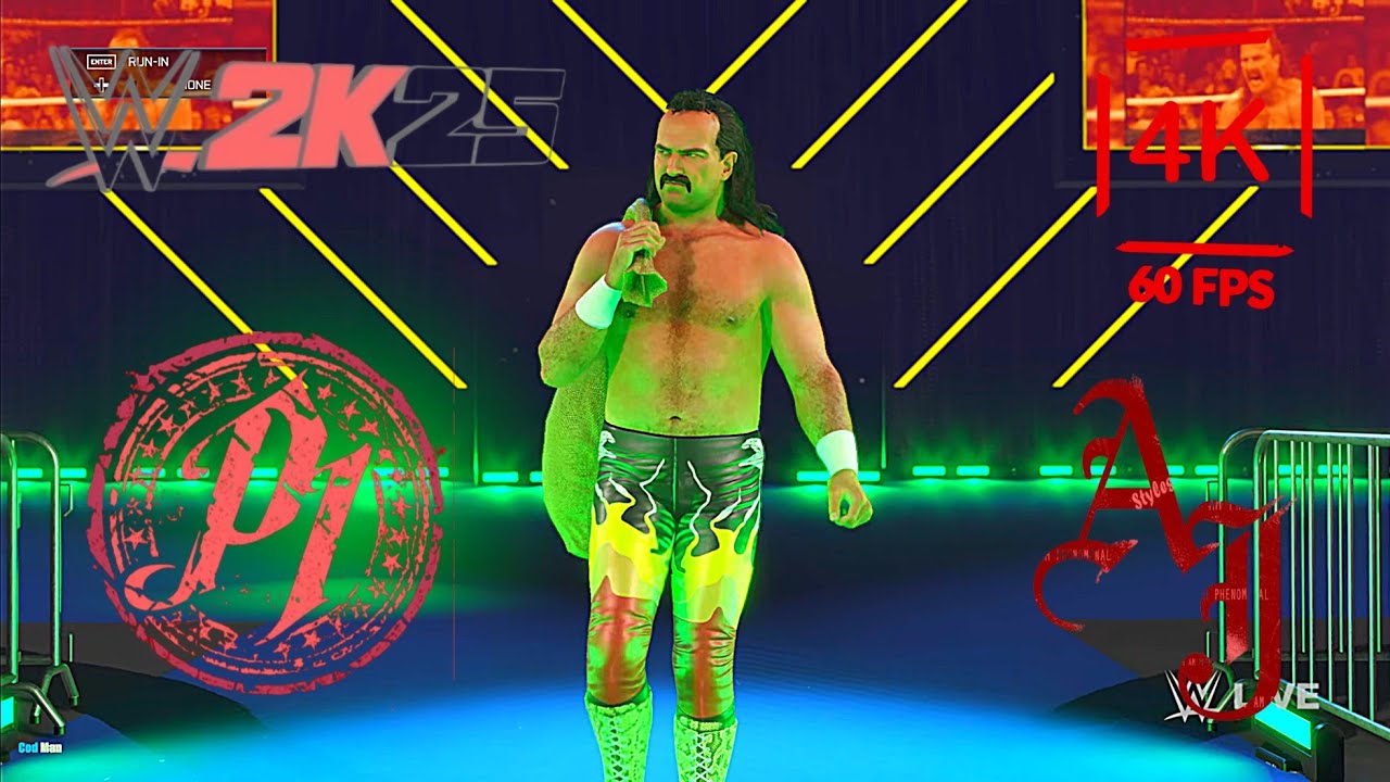 Aj Styles vs Jake the Snake Roberts | Wwe 2k25 | The Phenomenal One | Extreme Rules Match |⭐⭐⭐