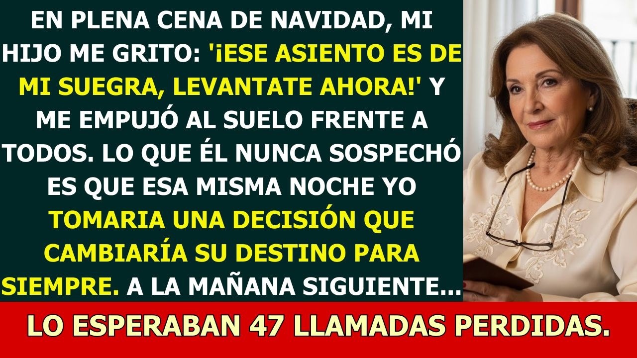Mi Hijo Me Humilló En Navidad: ‘Ese Asiento Es De Mi Suegra, ¡Levántate Ya!’ Y Lo Que Pasó Después…