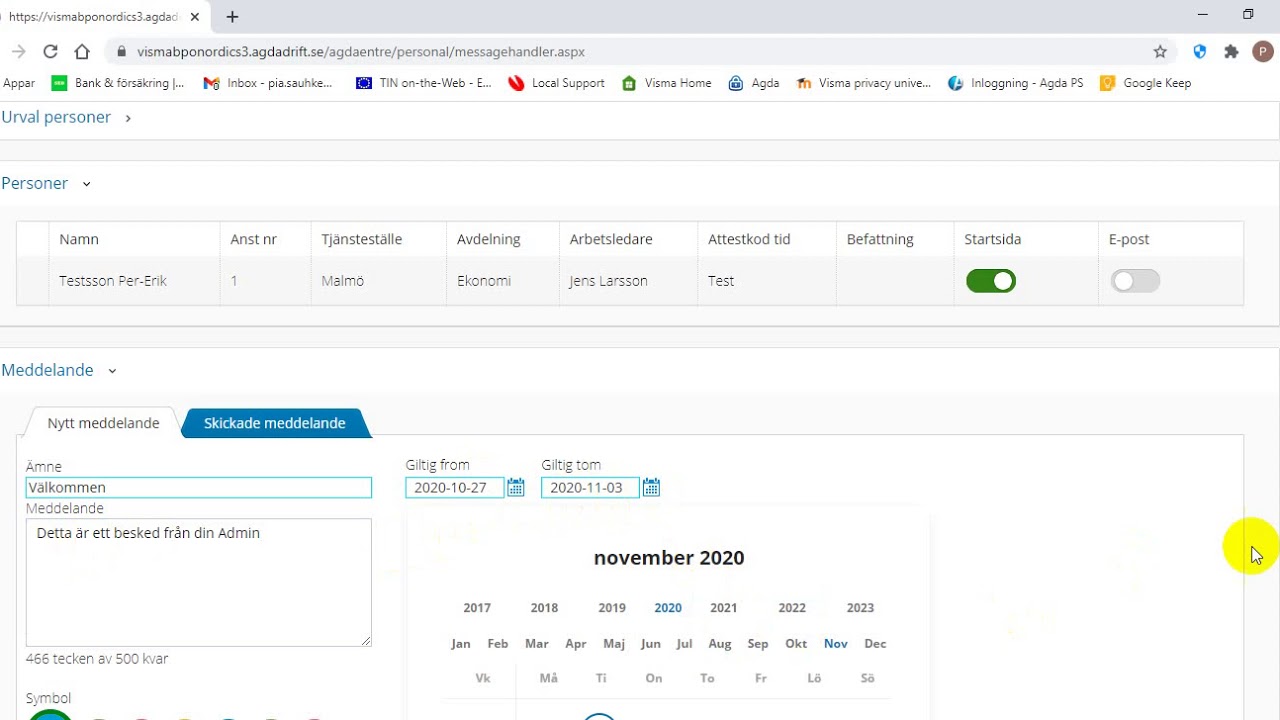 Guide till Agda Portalen f&ouml;r Admin