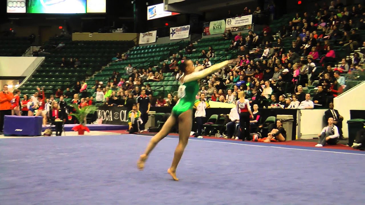 Rebeca De Andrade Floor - 2014 WOGA Classic