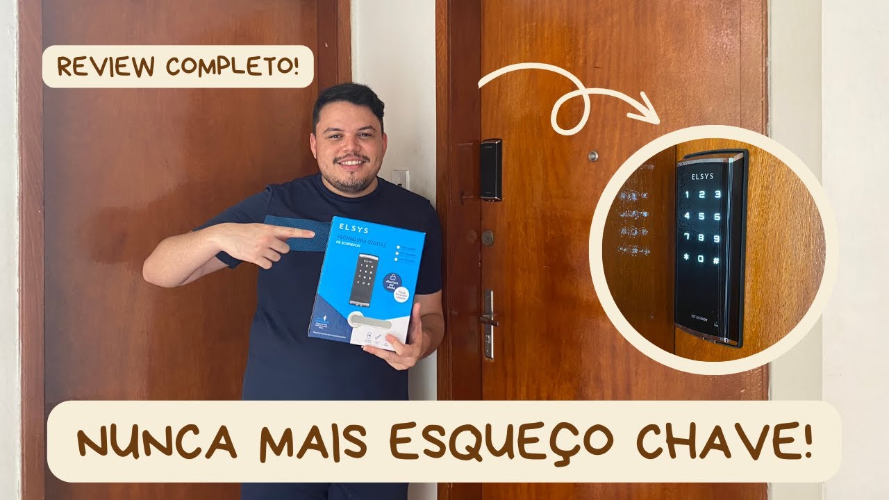 COMO INSTALAR FECHADURA DIGITAL - Review Completo Elsys ESF-DS1000H
