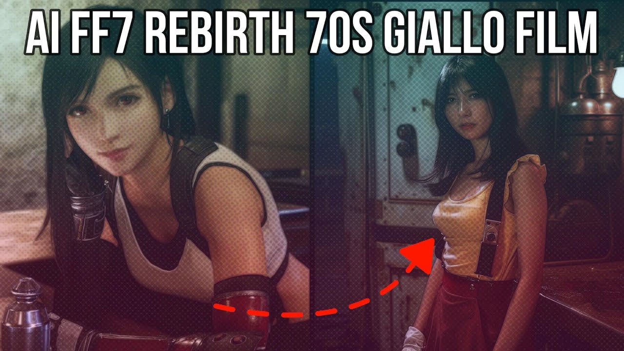 AI Made Simple: 7 Easy Prompts for FF7 Remake 70s Giallo Film #finalfantasyviirebirth #videogames