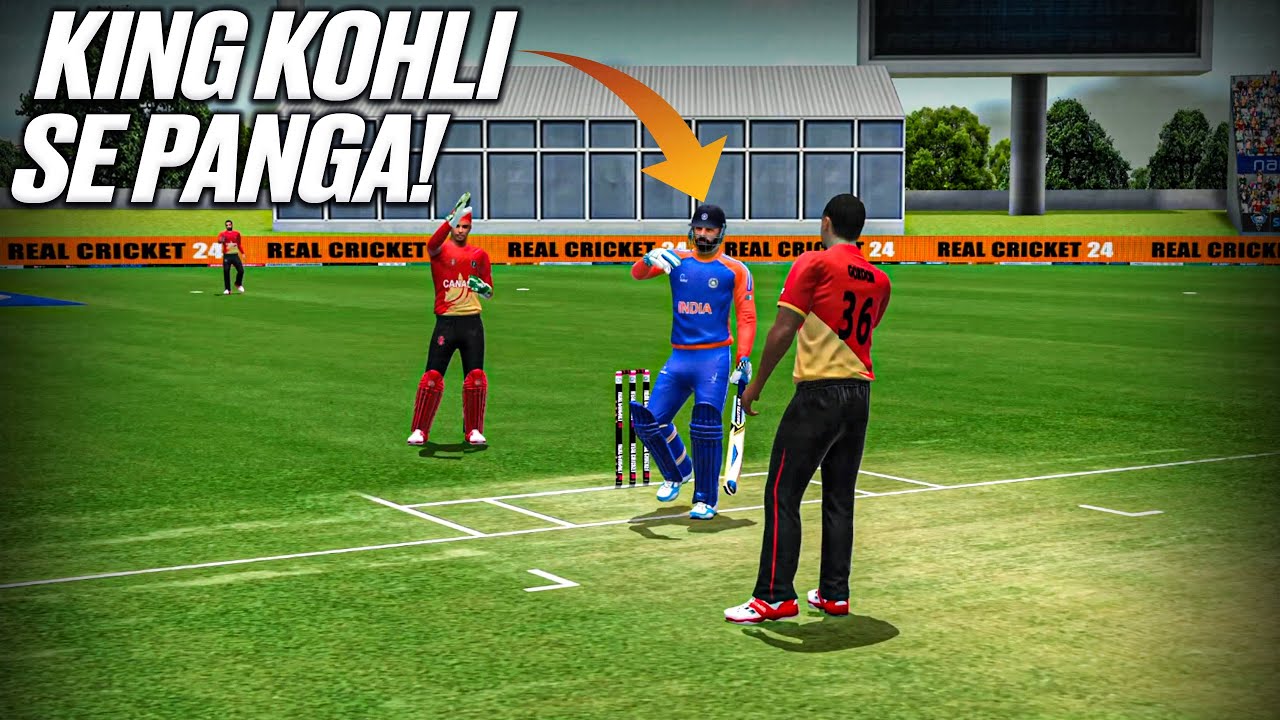 (RC24) King Kohli se Panga🤬| Can I Make India Win the WT20 2024 in Real Cricket 24? | IND vs CAN #4