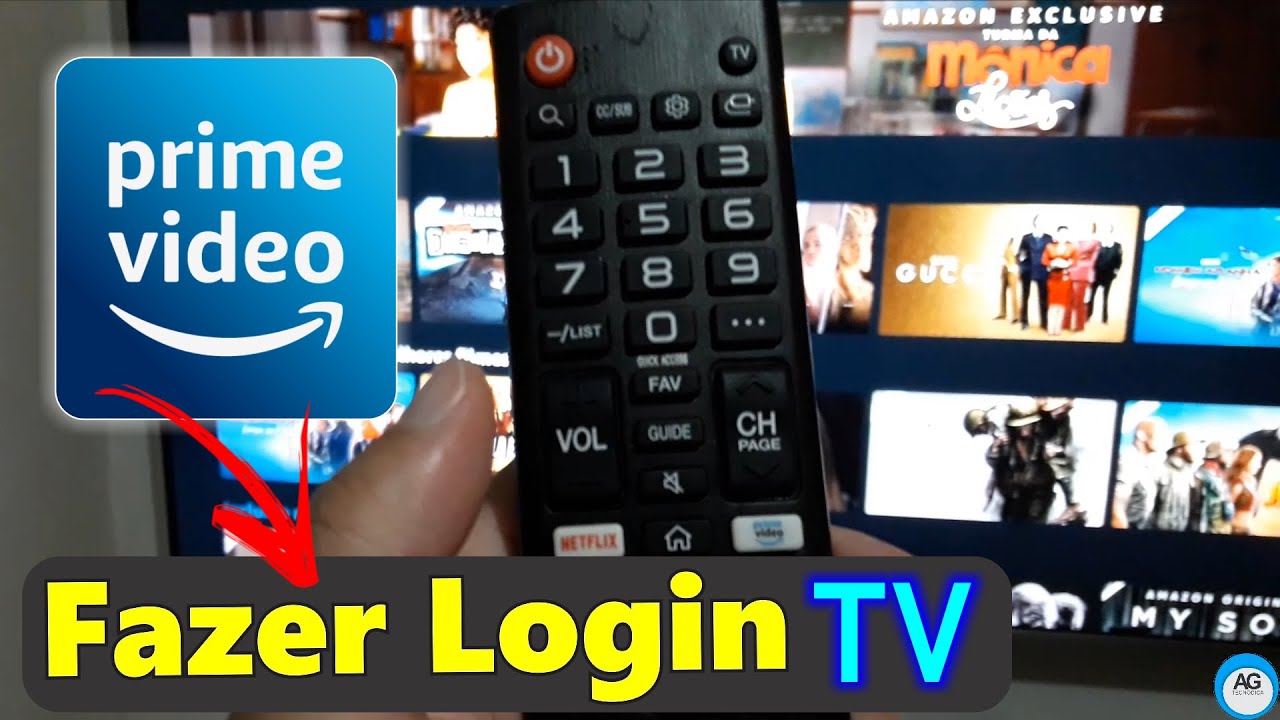 Como Fazer LOGIN na TV Amazon Prime Video