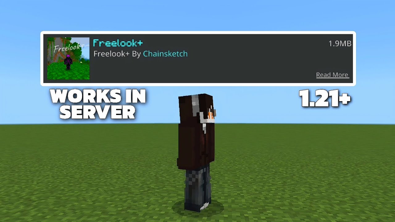 Freelook+ Mod For MCPE 1.21+ 👀 | Minecraft PE