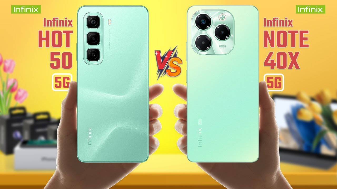 Infinix HOT 50 Vs Infinix Note 40X 5G | Full Comparison 🔥 Which One Is Best?