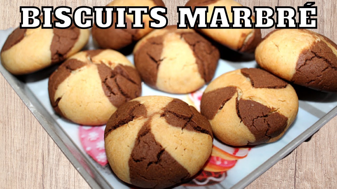 Biscuits Sablés Marbré - Vanille Chocolat