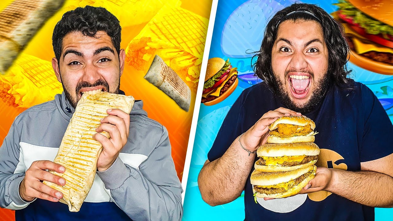 ON MANGE 1KG DE TACOS VS 1KG DE BURGER ! 🌮 🍔