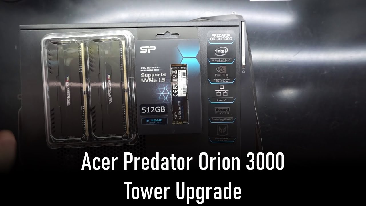 Варианты модернизации Acer Predator Orion 3000
