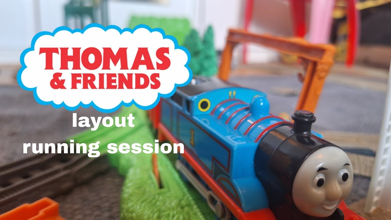 Trackmaster 1 and 2 layout running session