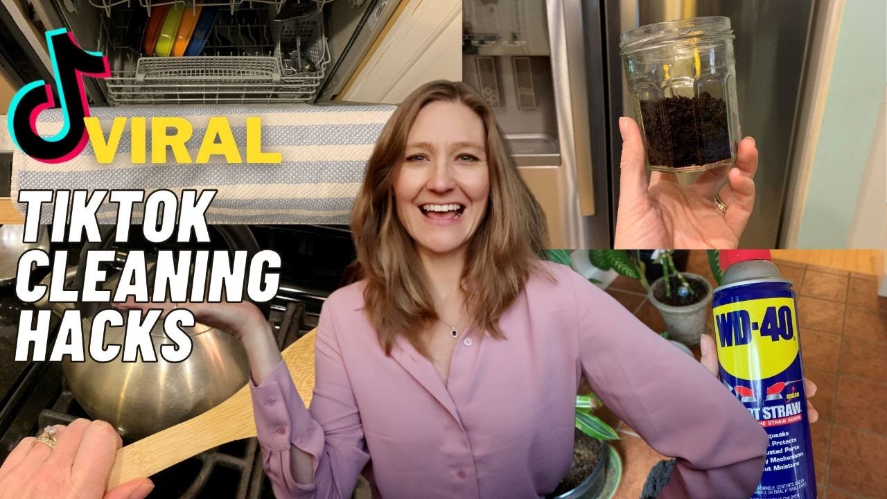 TIKTOK CLEANING HACKS You NEED to TRY | Clean 2X FASTER