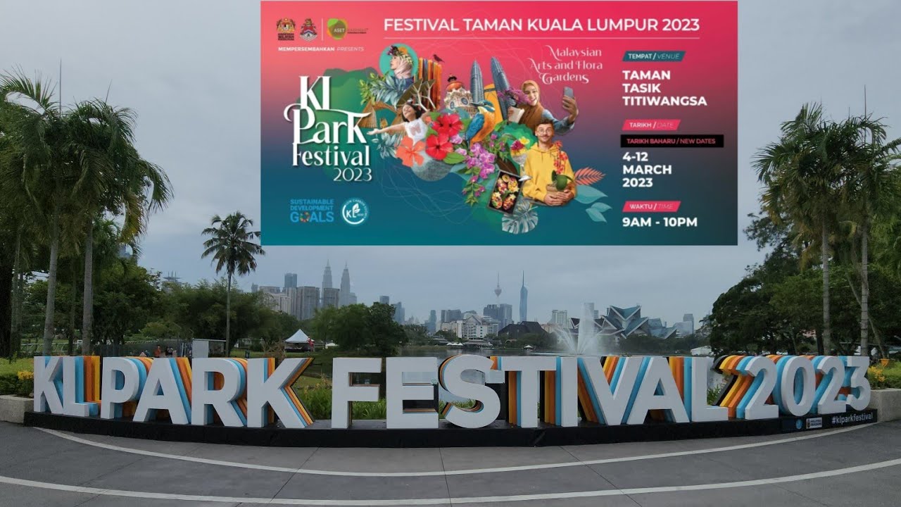 Full Walking Tour KL Park Festival 2023 Taman Tasik Titiwangsa Lake Garden Kuala Lumpur