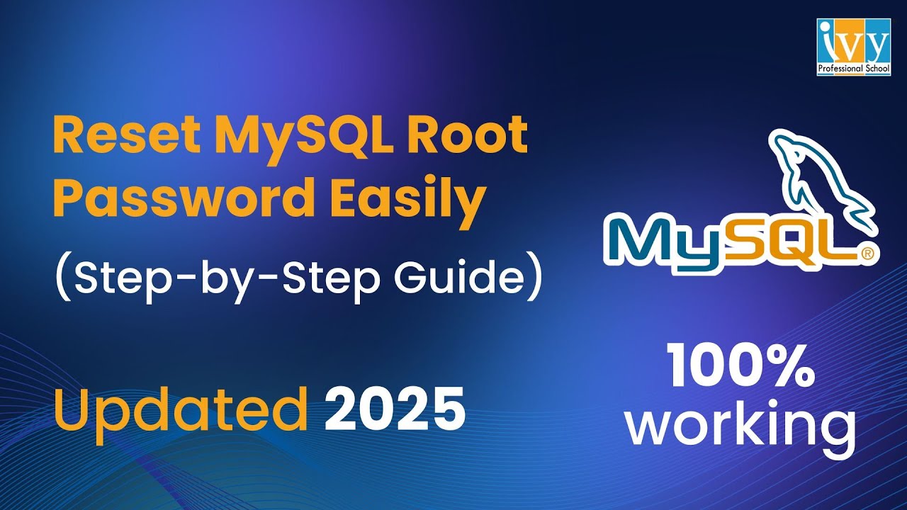 How to Reset MySQL Root Password in Windows | Updated 2026 | Reset Forget Password in MySQL
