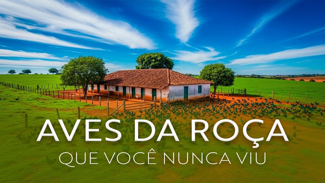 AVES DA RO&Ccedil;A QUE VOC&Ecirc; J&Aacute; OUVIU E PROVAVELMENTE NUNCA VIU MESMO MORANDO NA RO&Ccedil;A!