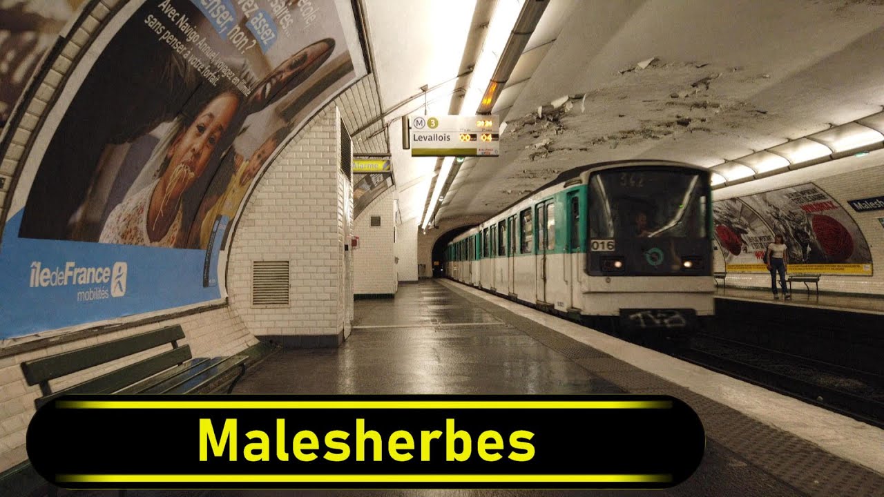 Metro Station Malesherbes - Paris 🇫🇷 - Walkthrough 🚶