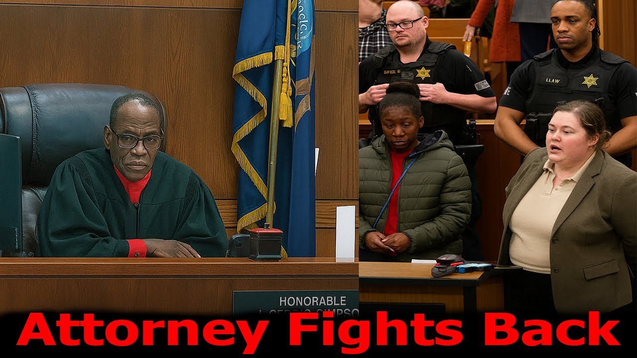 Powerful Courtroom Exchange: Attorney Defends Client in High-Stakes Hearing