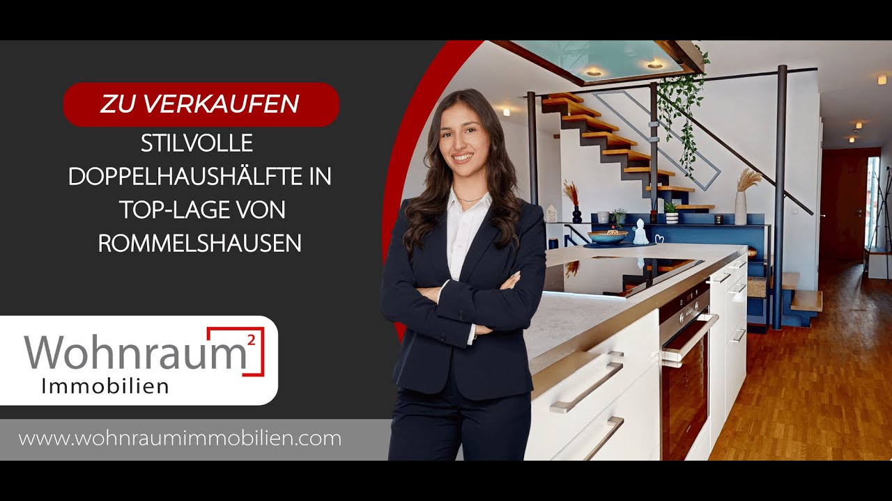 Stilvolle Doppelhaush&auml;lfte in Top-Lage von Rommelshausen🏡