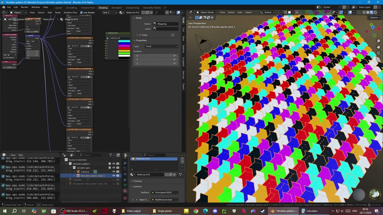 How to create multitexture in blender.
