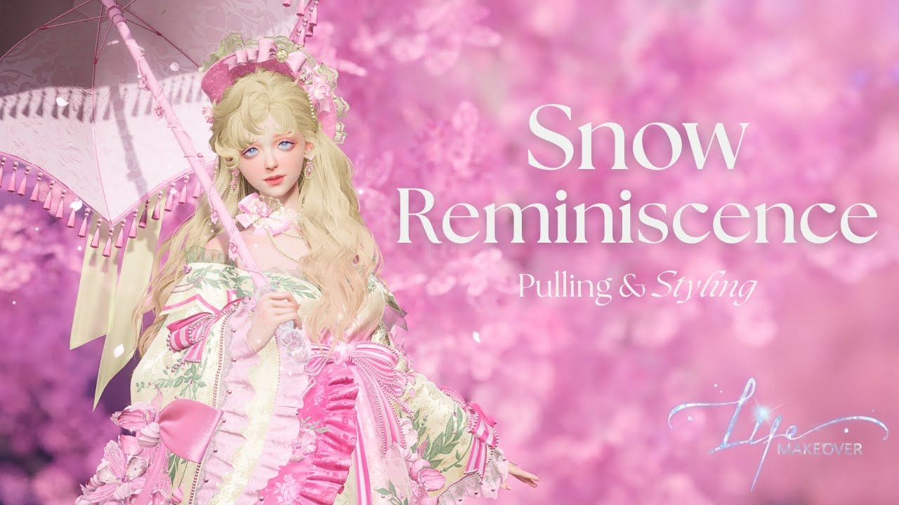 Pulling for Madame de Pompadour 🩷 Snow Reminiscence Lightchase | Life Makeover