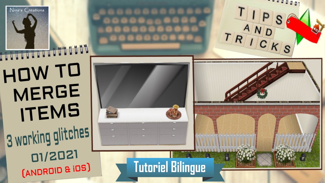 The Sims Freeplay - How to merge items | Comment Combiner des objets |  iOS & Android