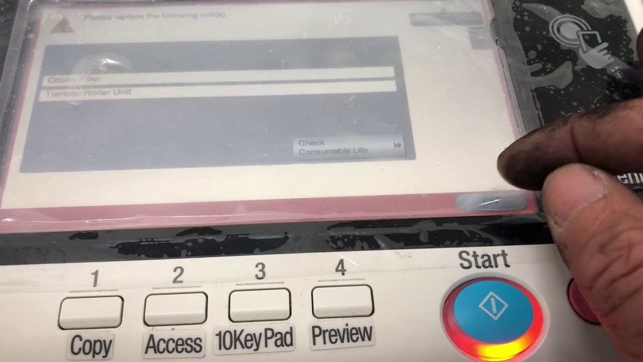 How to clear error 